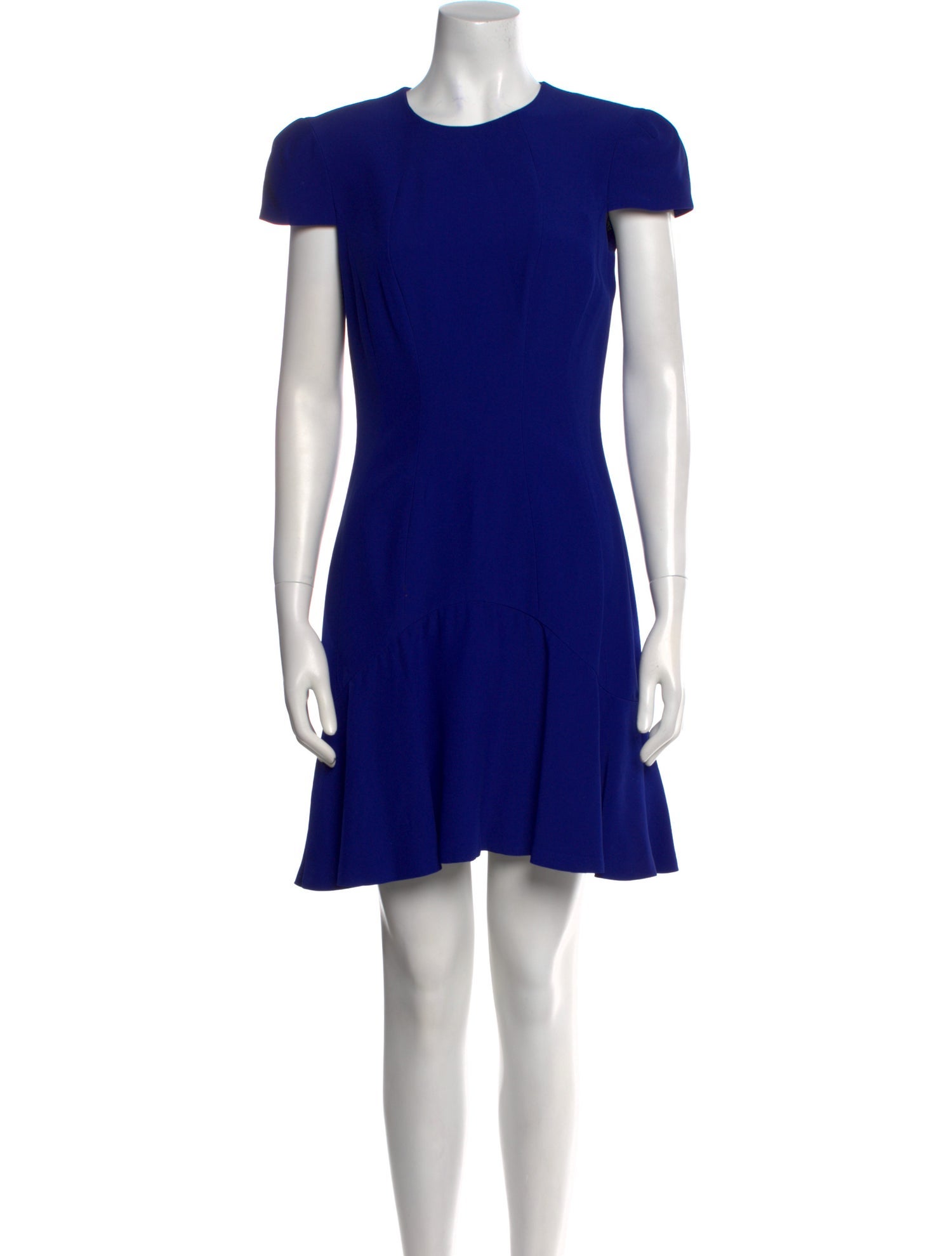Alexander McQueen Virgin Wool Mini Dress