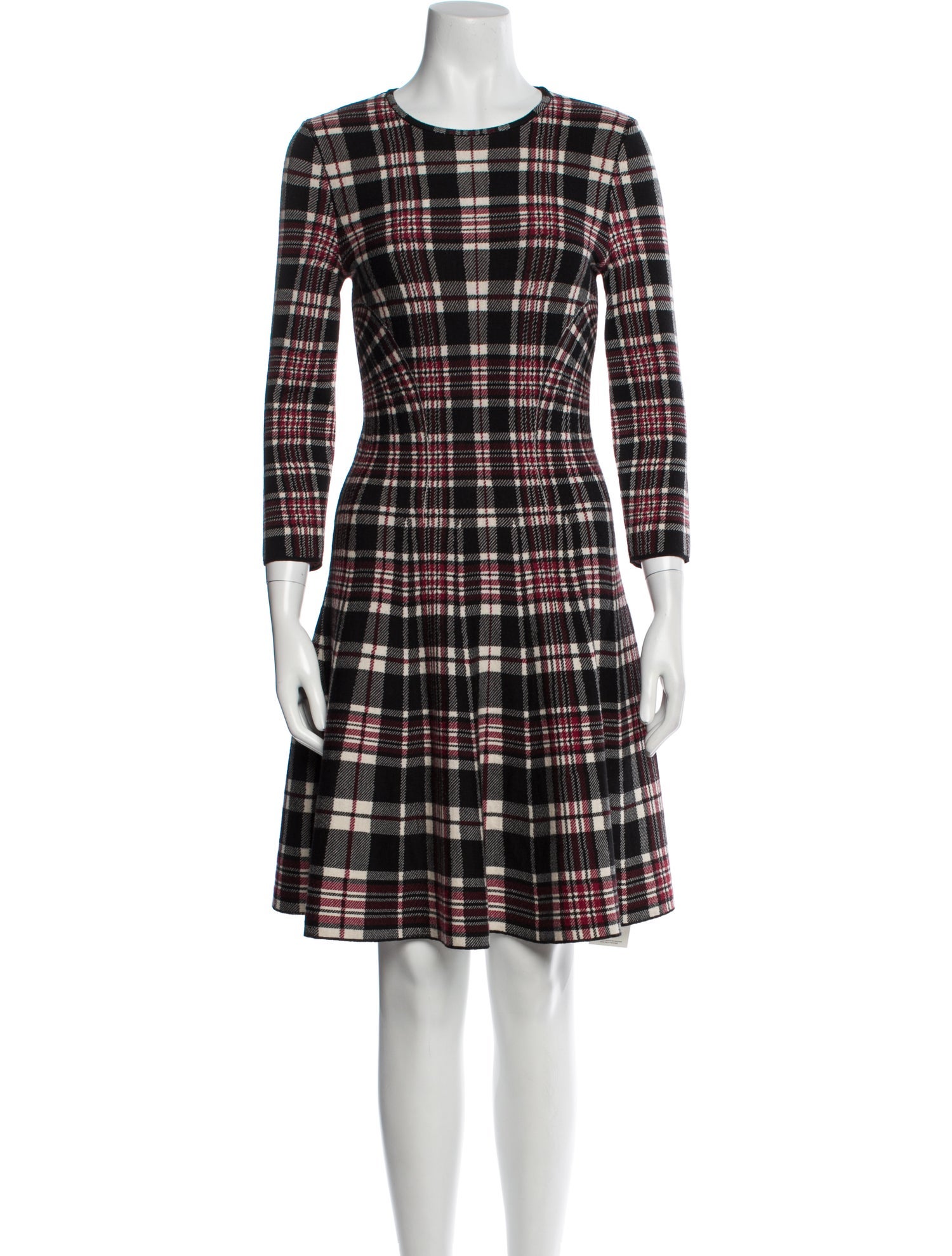Alexander McQueen Wool Knee-Length Dress