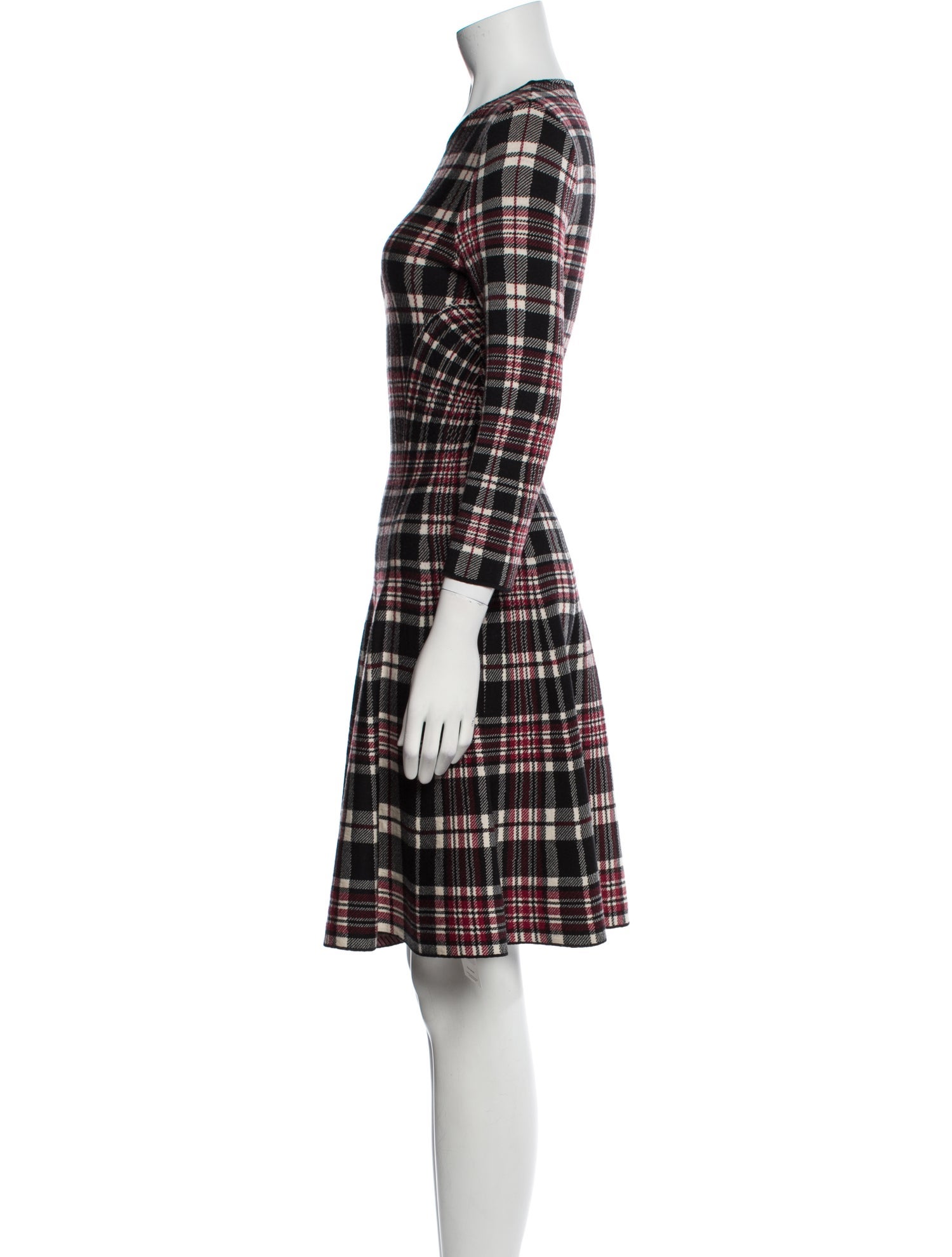 Alexander McQueen Wool Knee-Length Dress