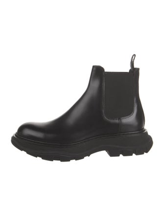 Alexander McQueen Leather Chelsea Boots