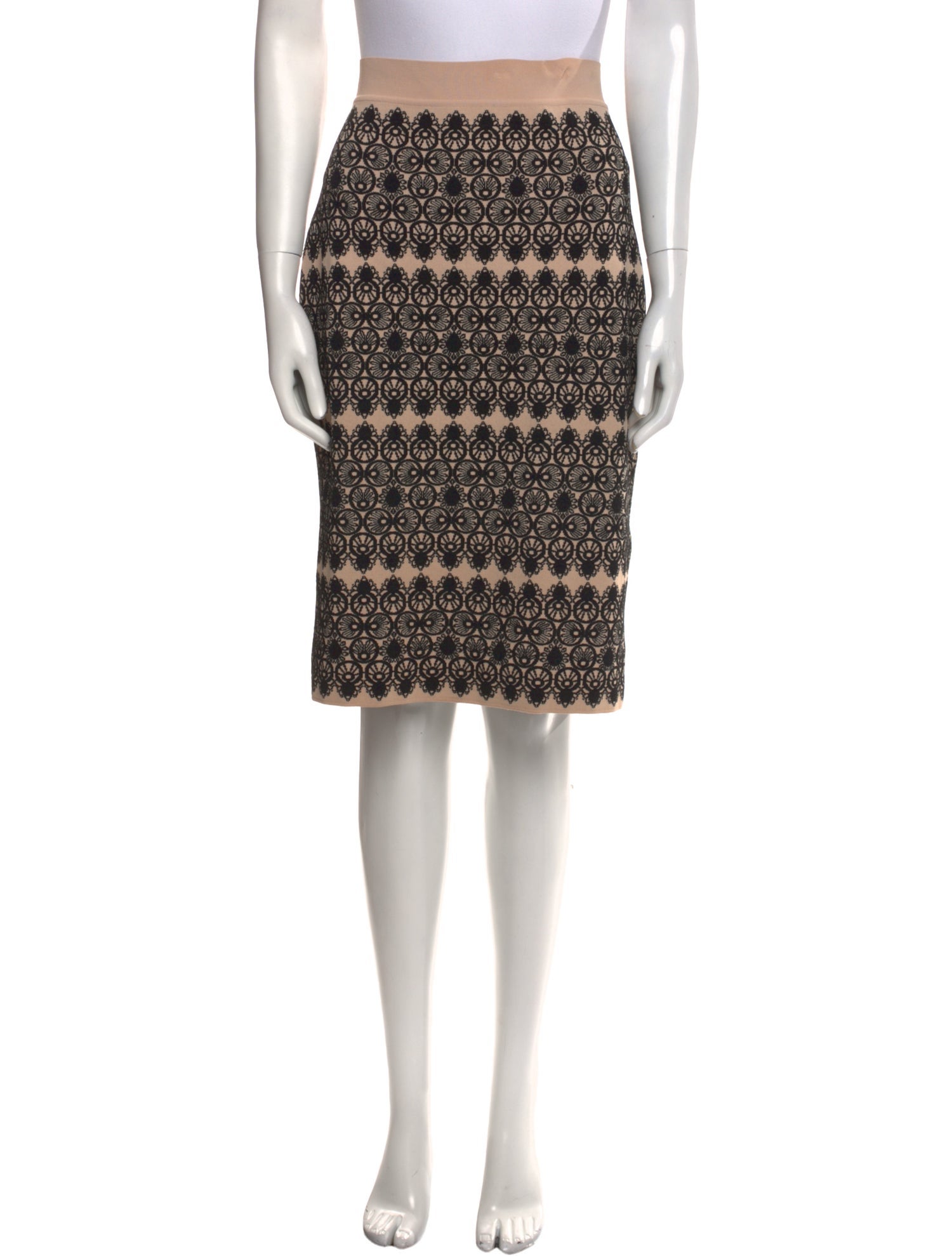 Alexander McQueen Printed Knee-Length Skirt