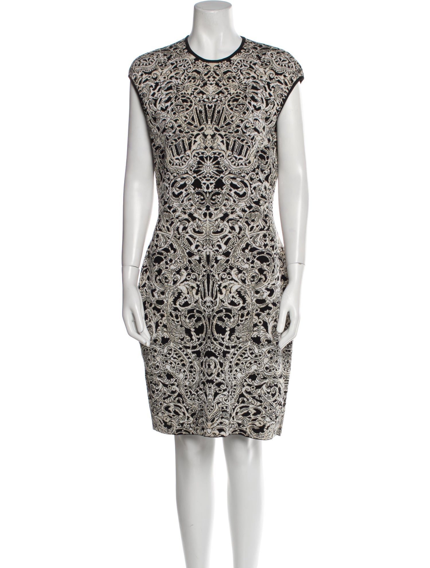 Alexander McQueen Wool Knee-Length Dress
