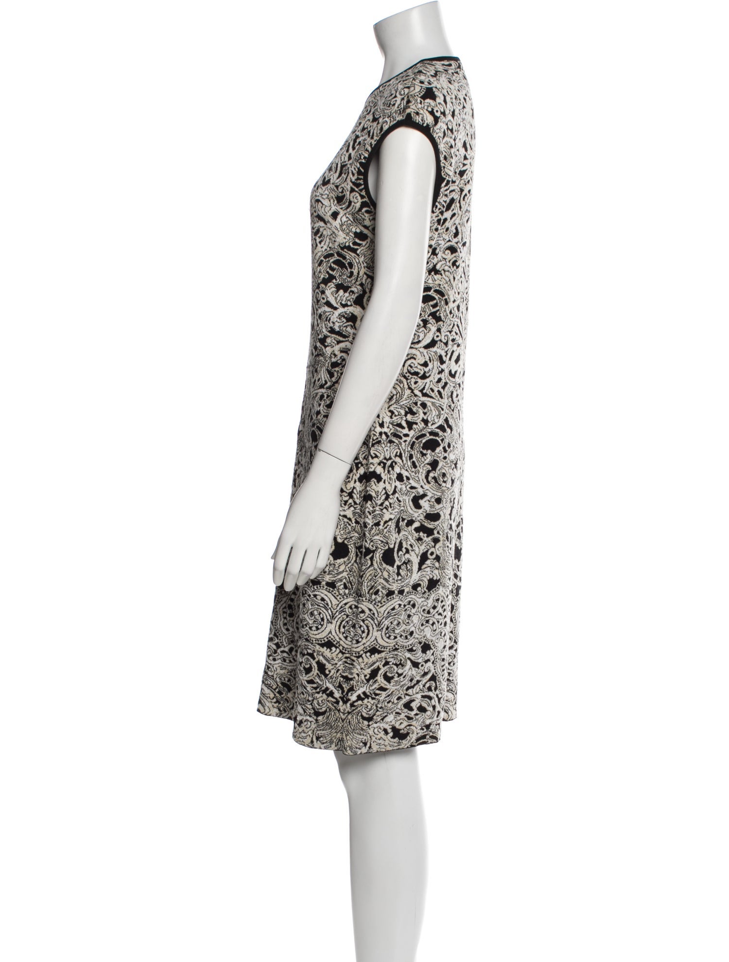 Alexander McQueen Wool Knee-Length Dress