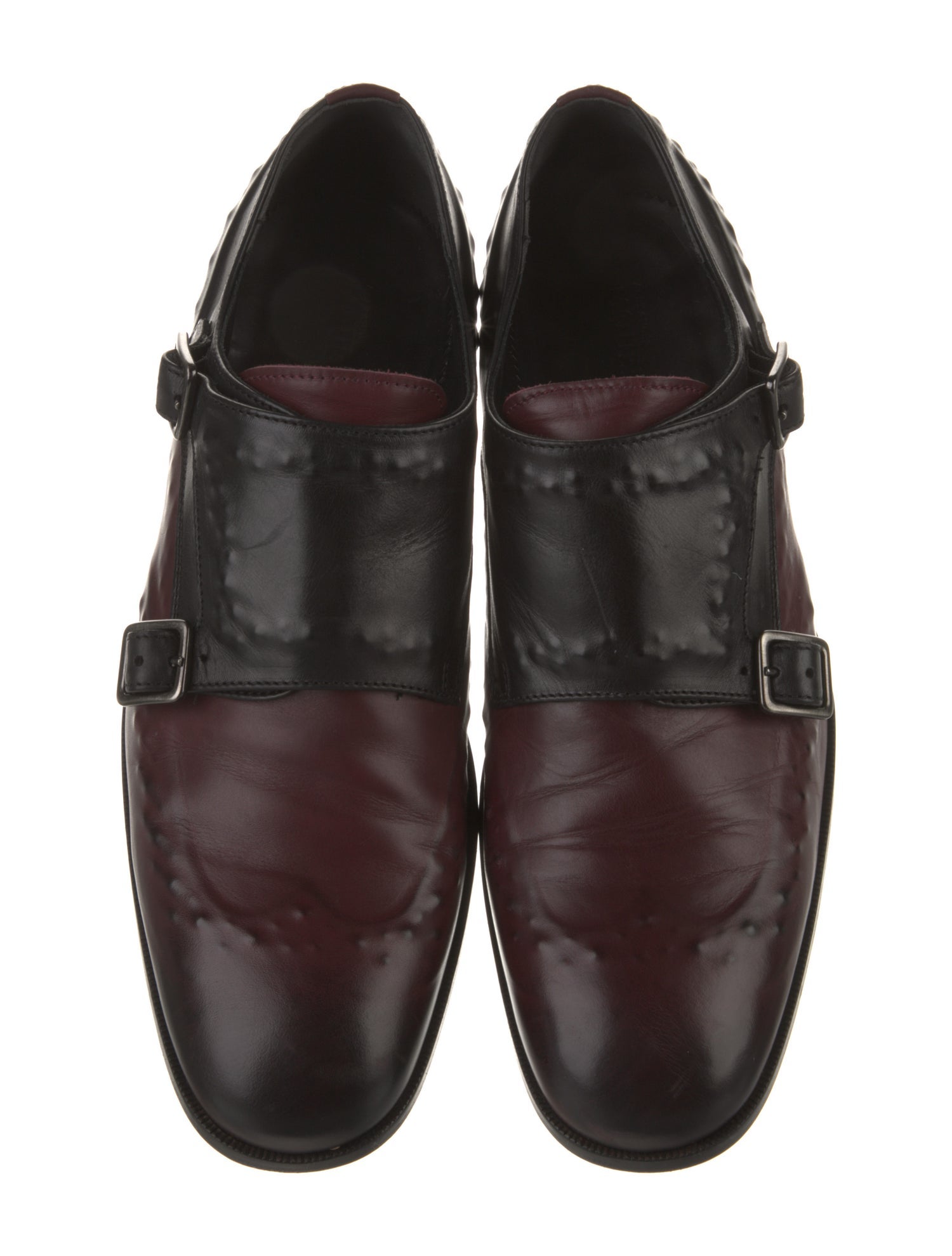 Alexander McQueen Leather Monk Straps