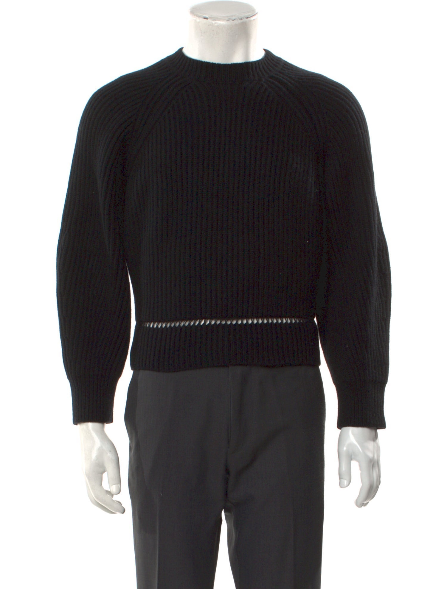 Alexander McQueen Wool Crew Neck Pullover