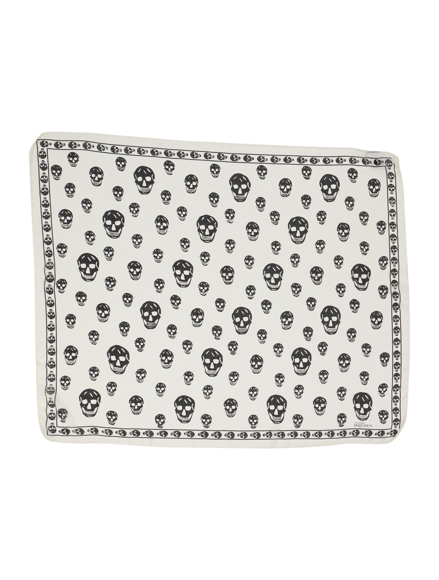 Alexander McQueen Silk Skull Scarf