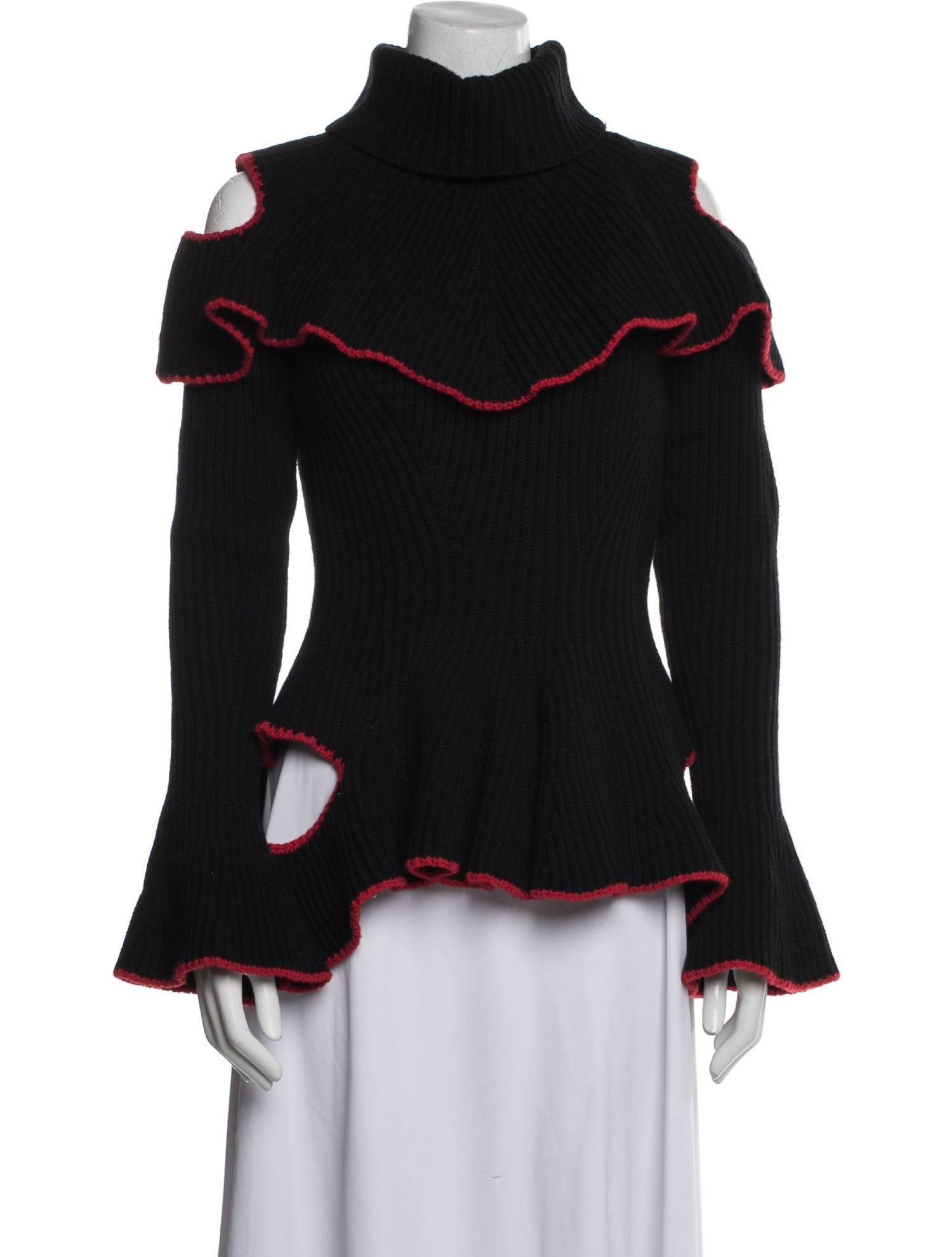 Alexander McQueen Wool Turtleneck Sweater