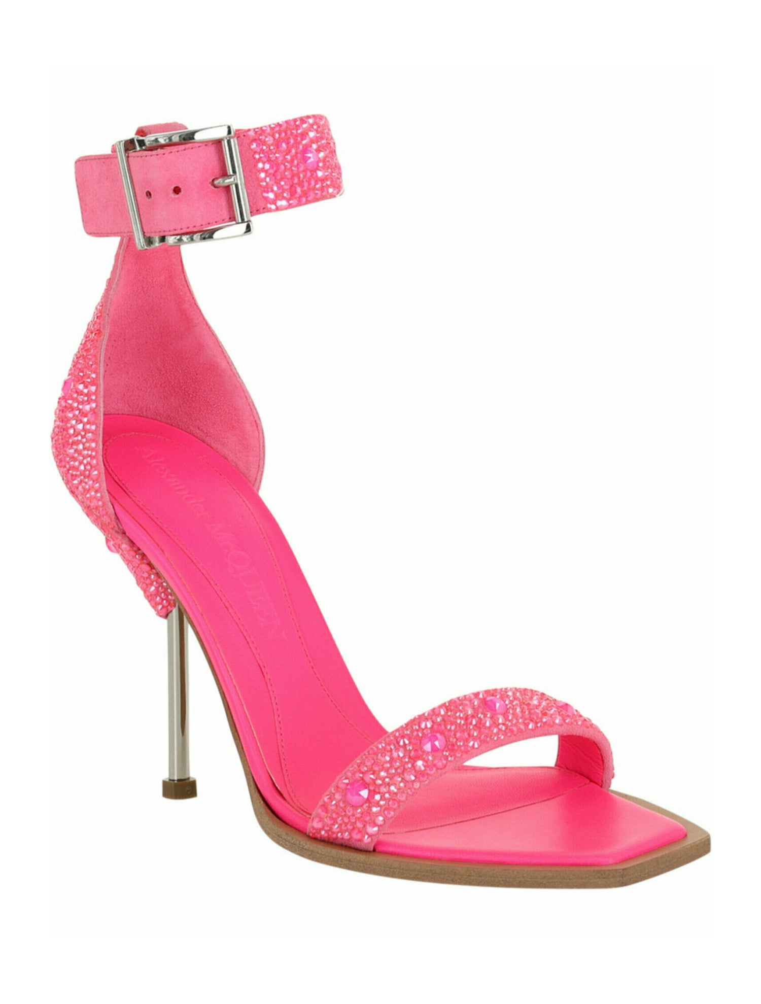 Alexander McQueen Suede Solid Sandals w/ Tags