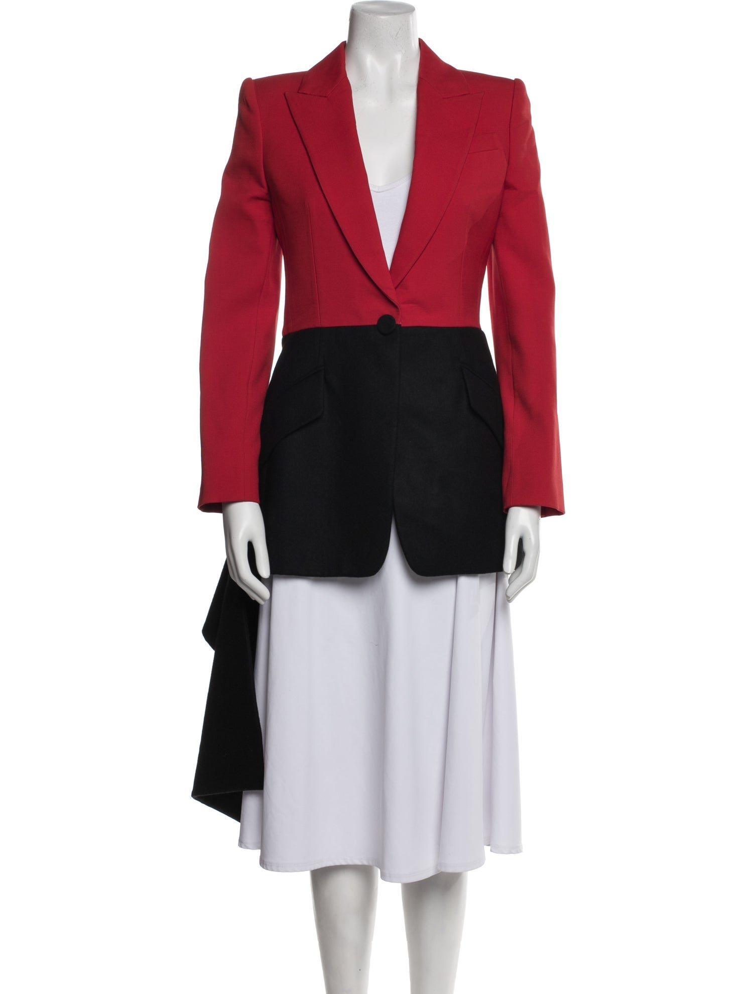 Alexander McQueen Wool Peacoat