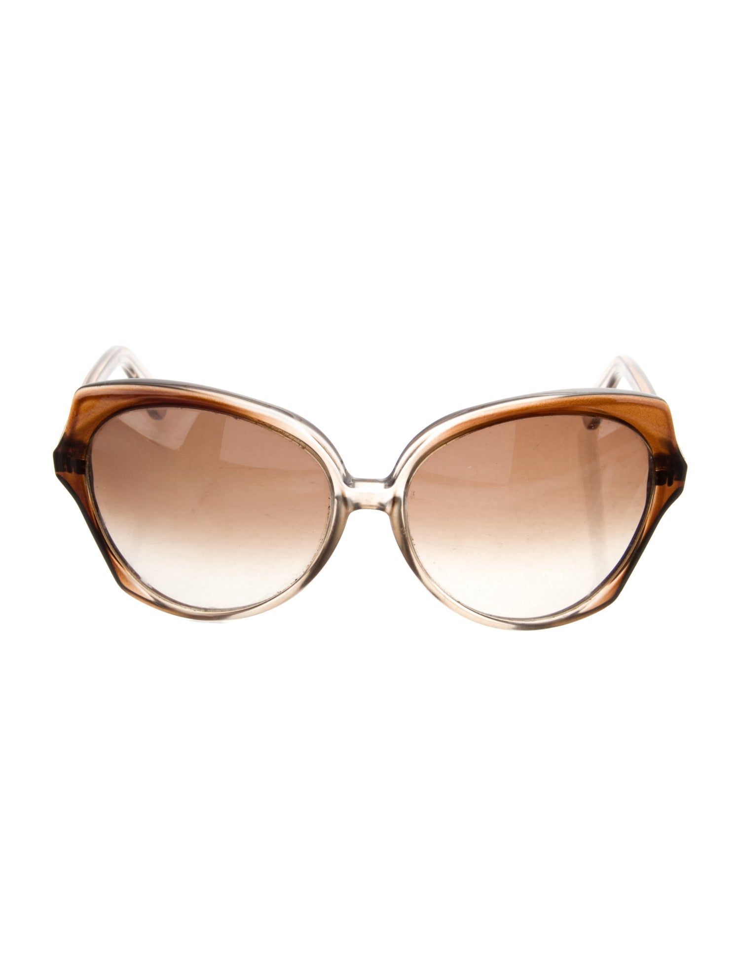 Alexander McQueen Oversize Gradient Sunglasses