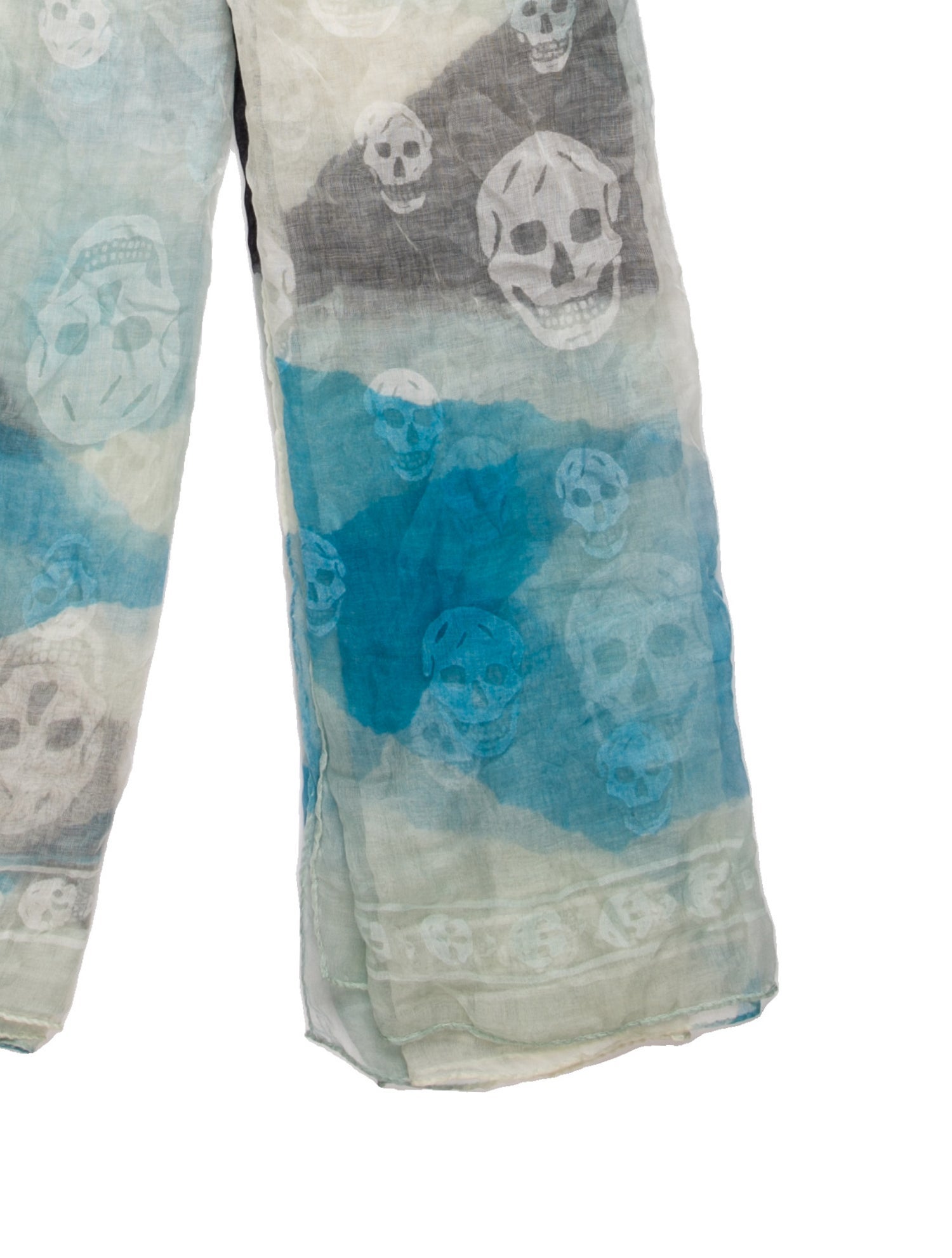 Alexander McQueen Silk Floral Print Scarf