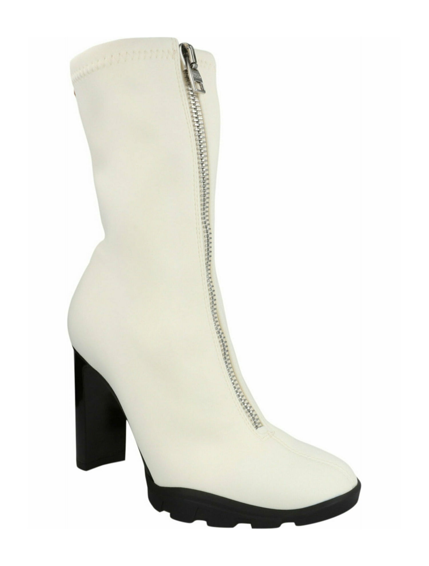 Alexander McQueen Colorblock Pattern Mid-Calf Boots w/ Tags