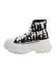 Alexander McQueen Canvas Printed Chunky Sneakers