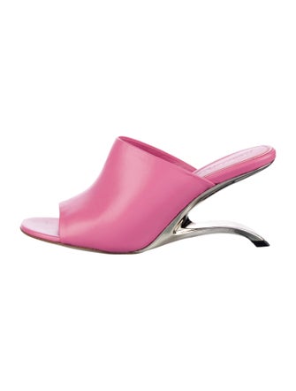 Alexander McQueen Leather Slides