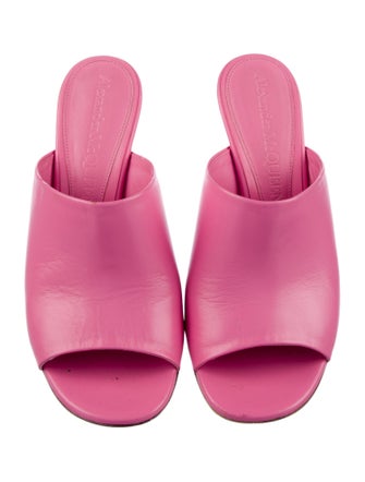 Alexander McQueen Leather Slides