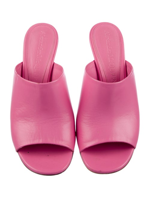 Alexander McQueen Leather Slides