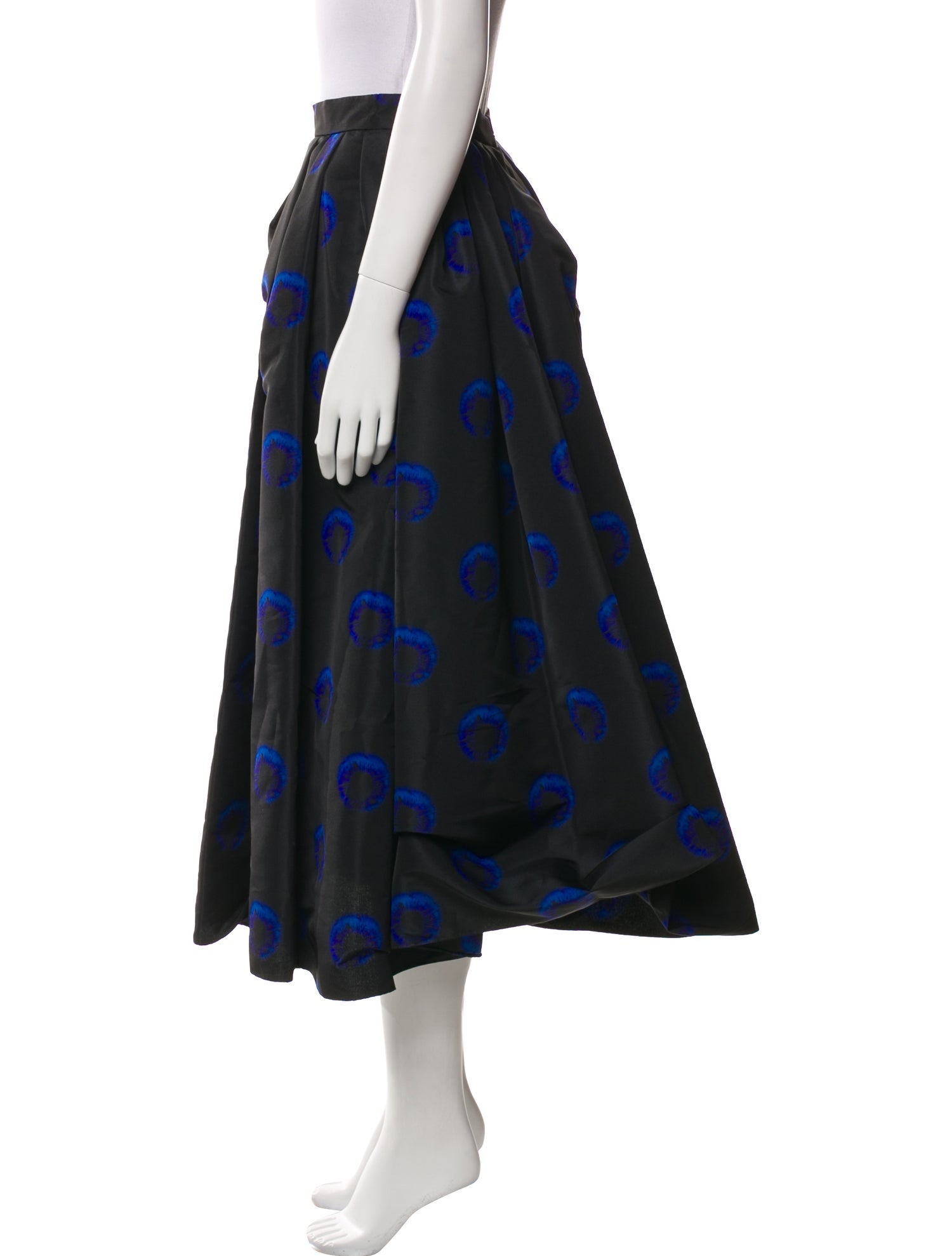Alexander McQueen Printed Midi Length Skirt