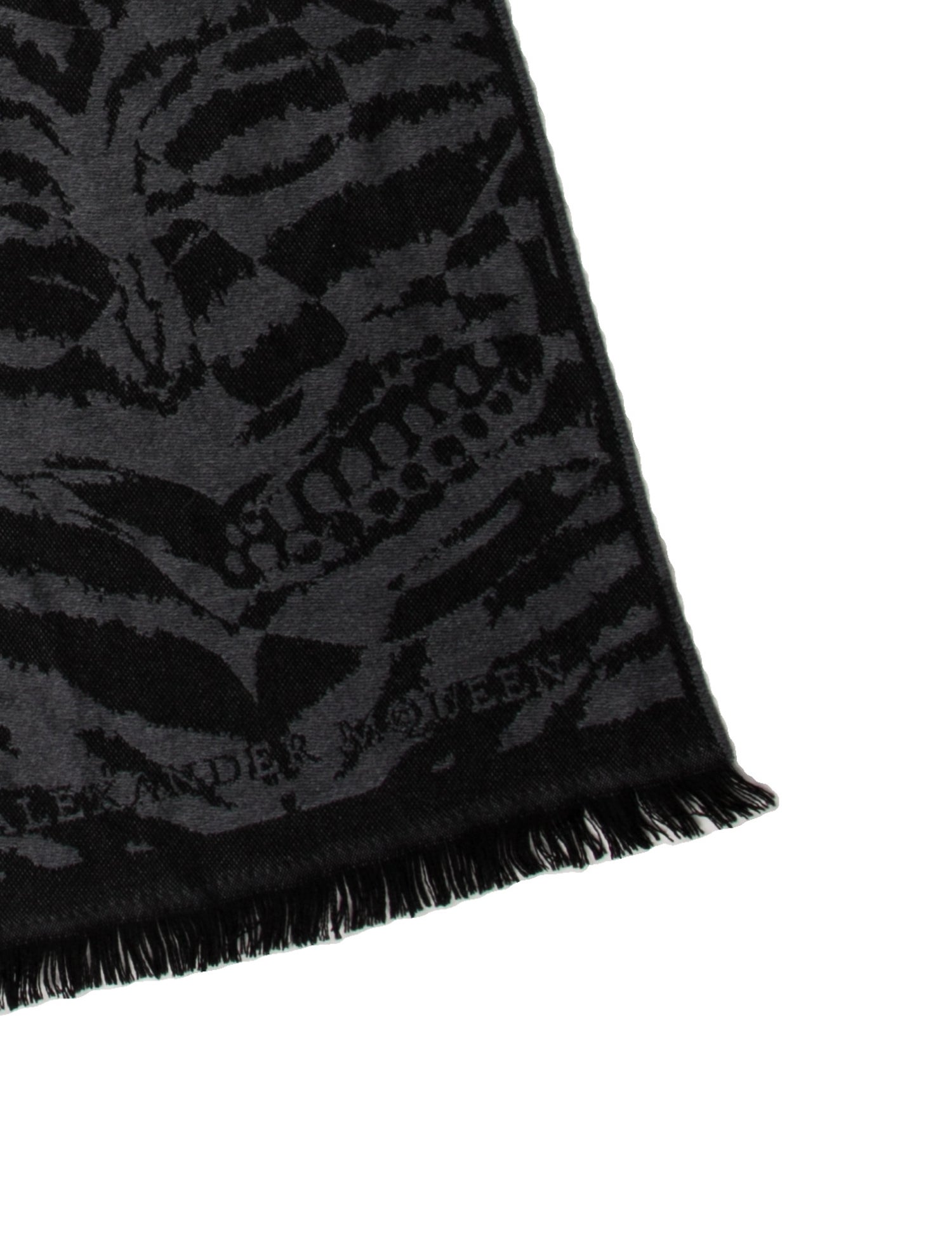 Alexander McQueen Wool Striped Scarf w/ Tags