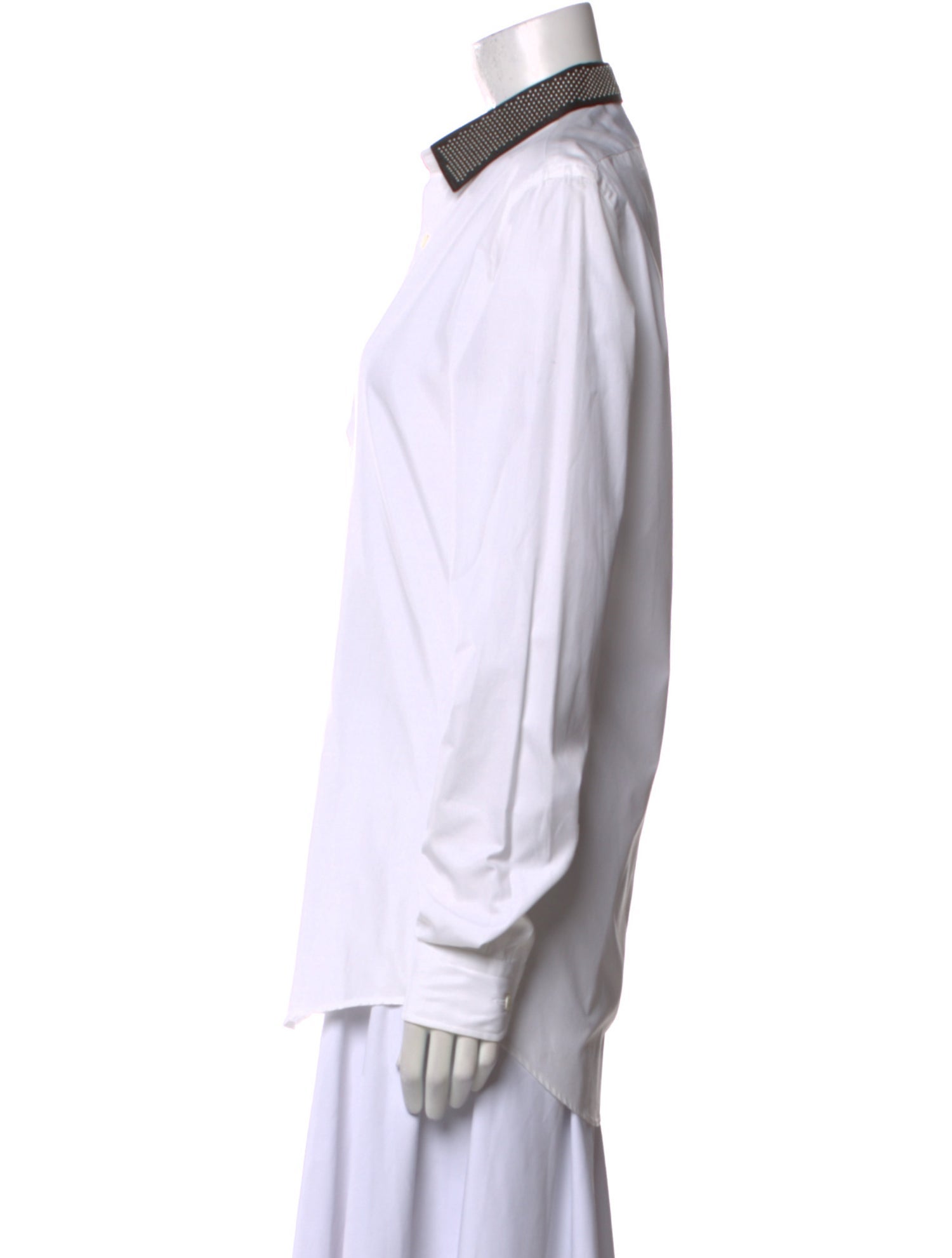 Alexander McQueen Long Sleeve Button-Up Top