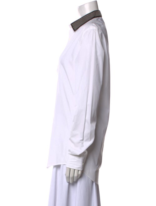 Alexander McQueen Long Sleeve Button-Up Top