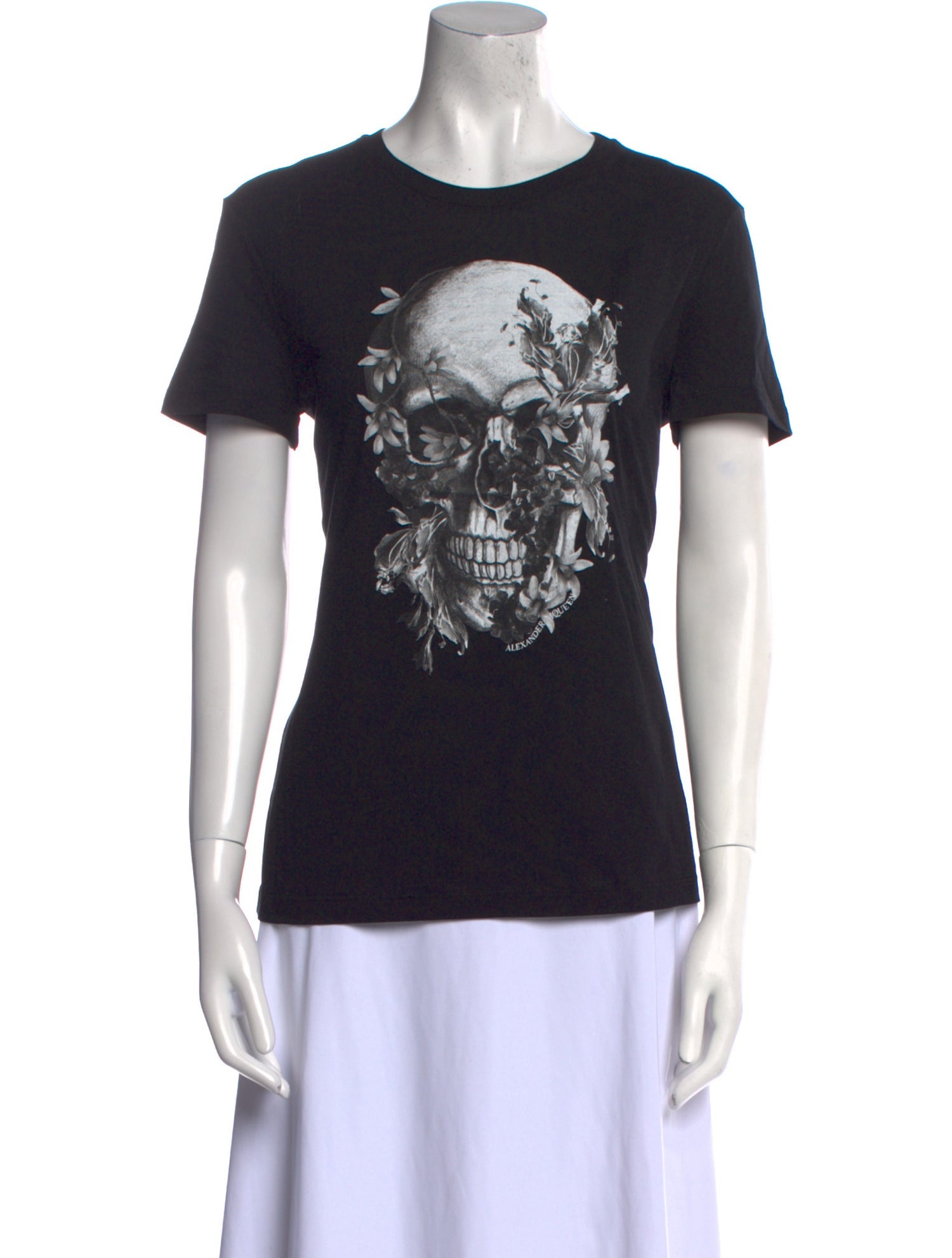 Alexander McQueen Graphic Print Crew Neck T-Shirt