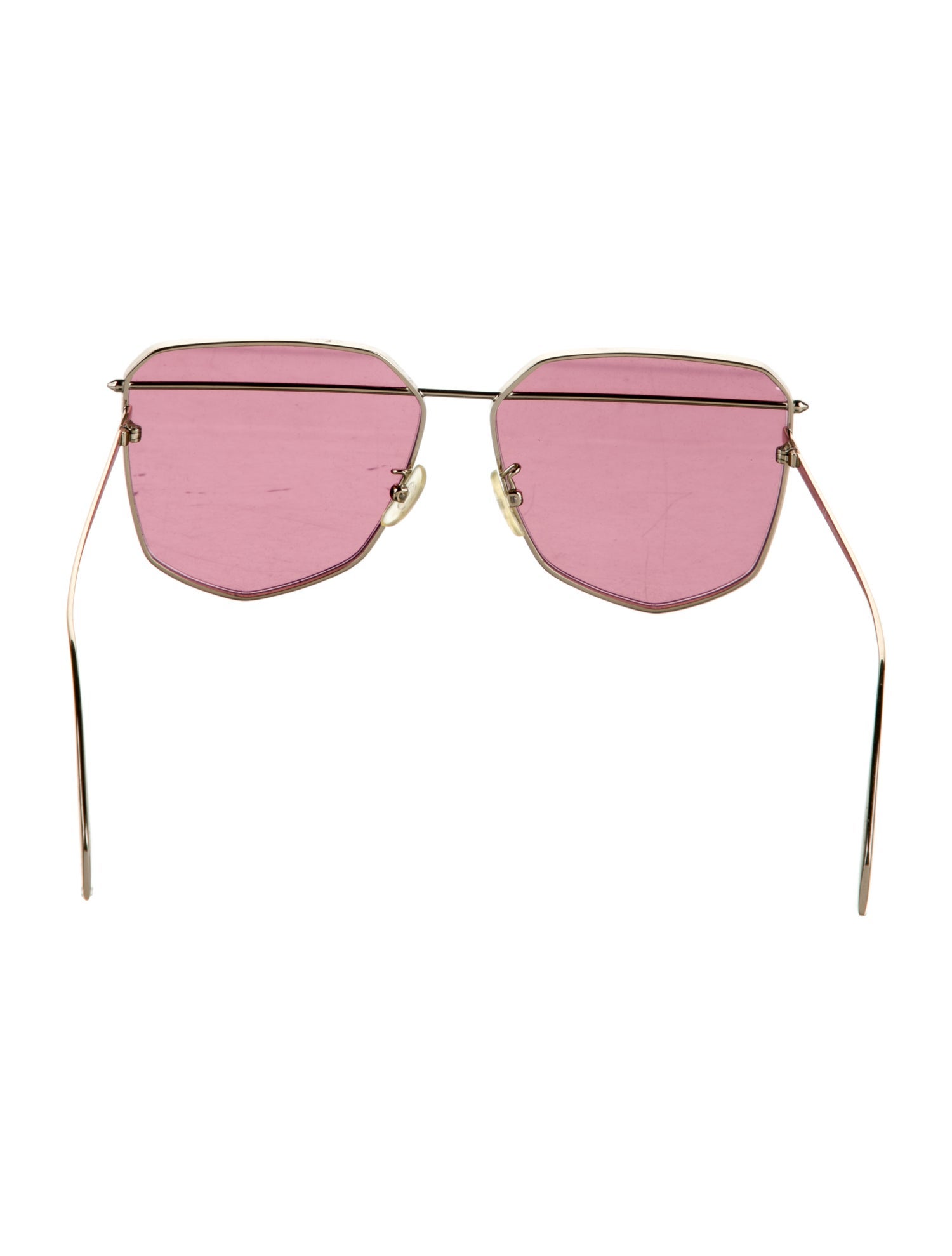 Alexander McQueen Aviator Tinted Sunglasses