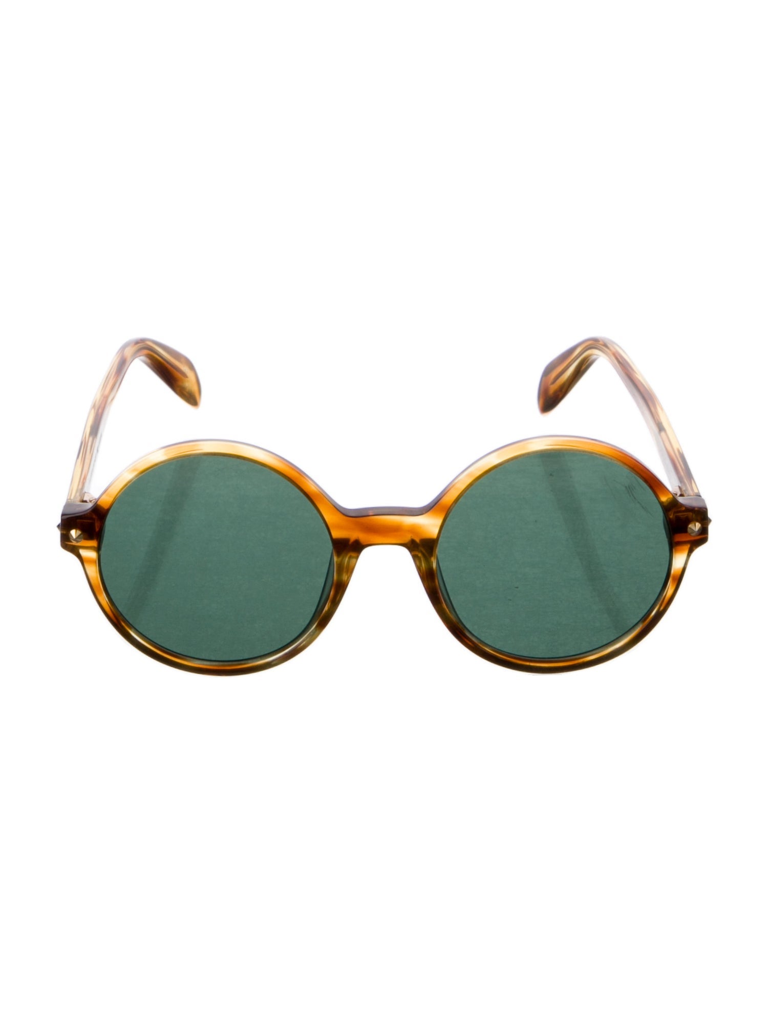 Alexander McQueen Round Tinted Sunglasses
