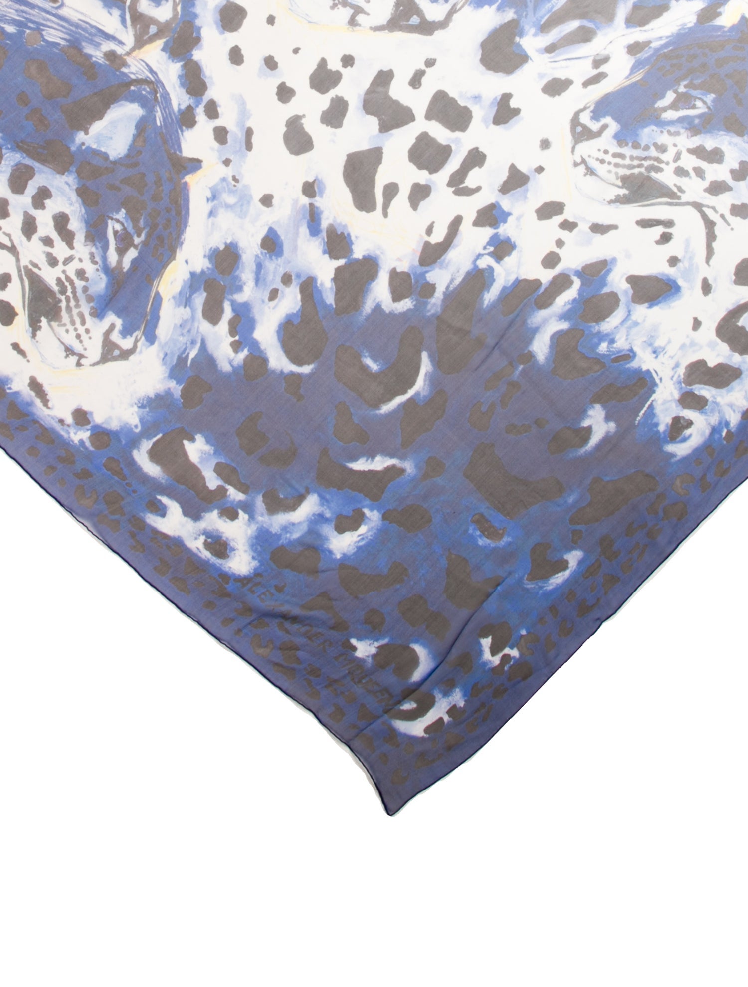 Alexander McQueen Silk Printed Scarf