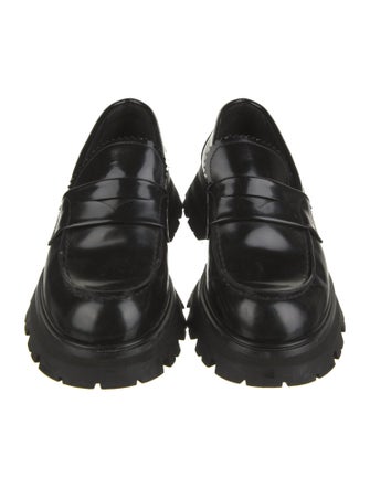 Alexander McQueen Leather Loafers