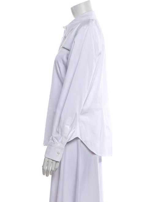 Alexander McQueen Long Sleeve Button-Up Top
