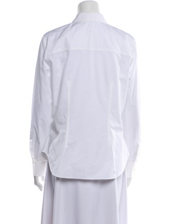Alexander McQueen Long Sleeve Button-Up Top