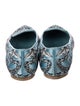 Alexander McQueen Skull Satin Loafers
