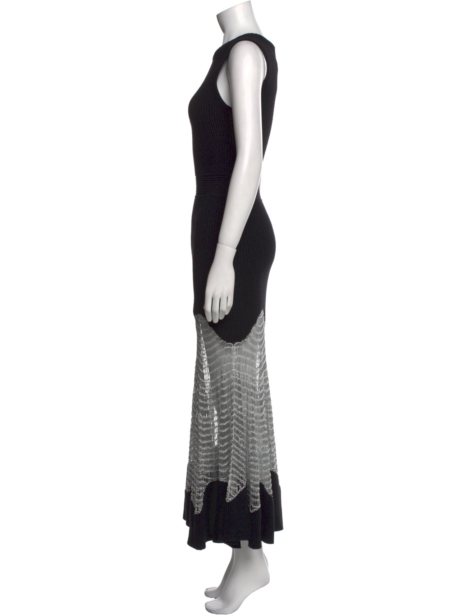 Alexander McQueen Wool Long Dress