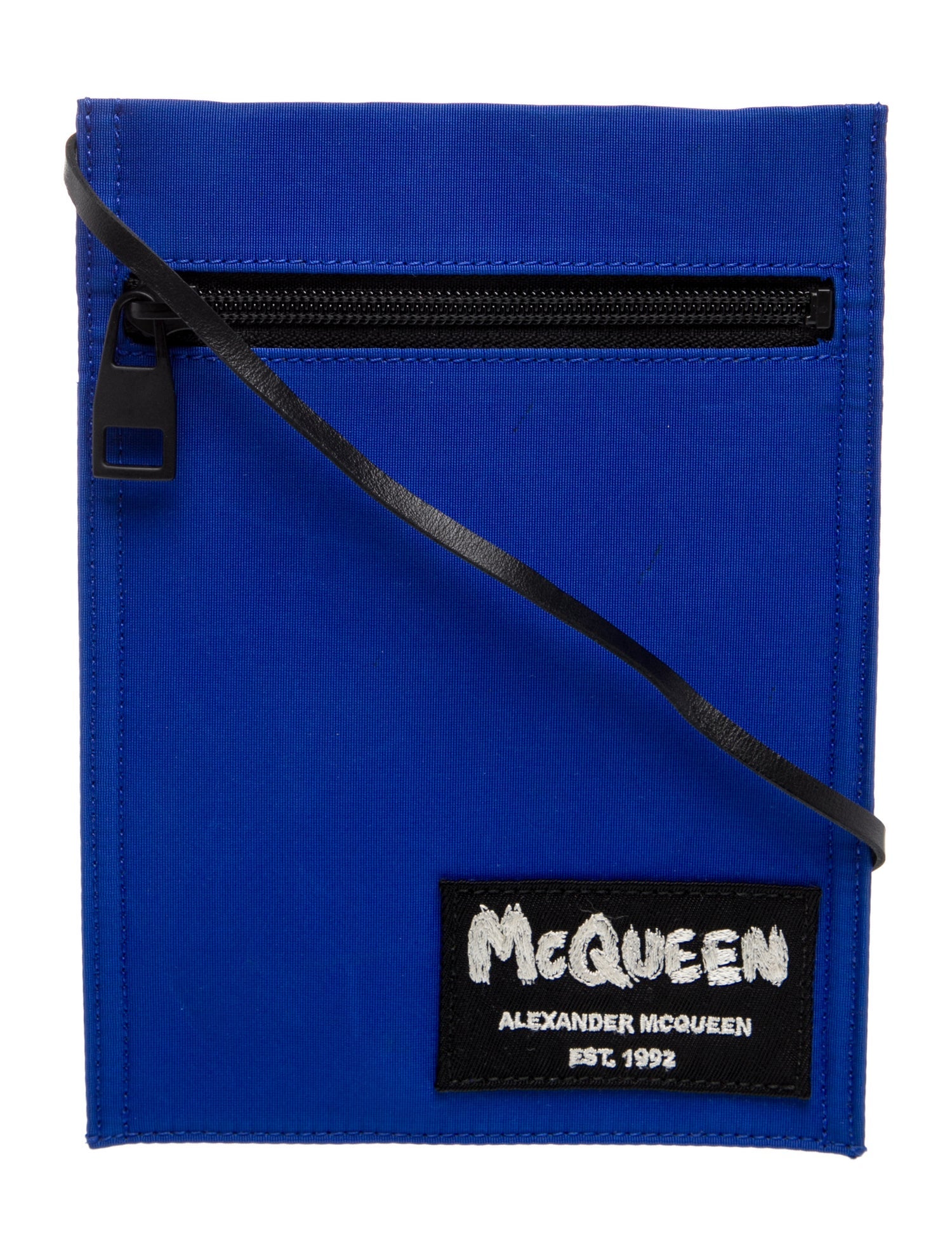 Alexander McQueen Nylon Graffiti Logo Pouch