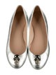 Alexander McQueen Skull Leather Ballet Flats