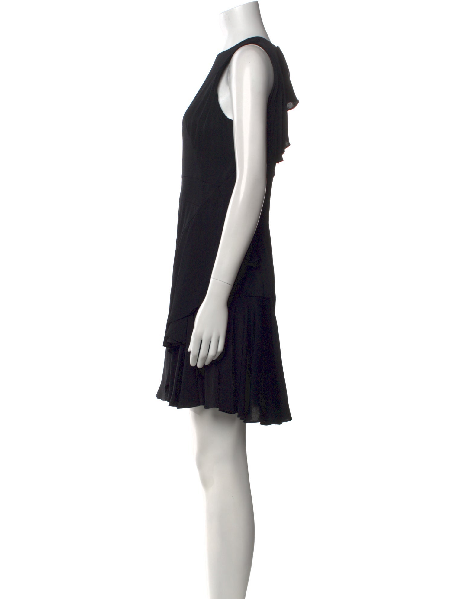 Alexander McQueen Crew Neck Mini Dress