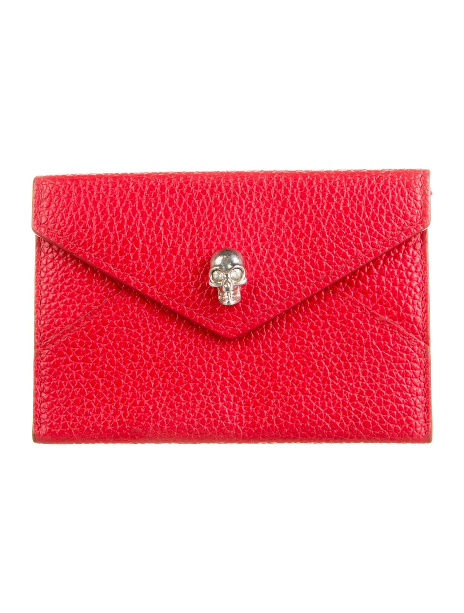 Alexander McQueen Skull Leather Card Holder