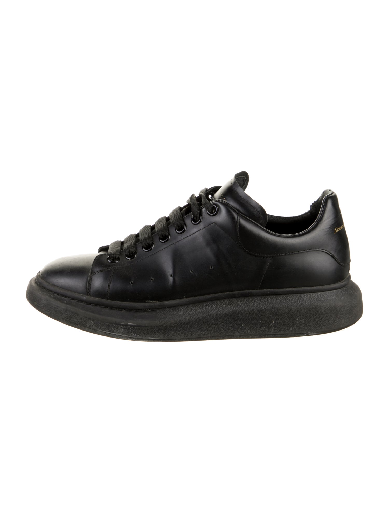 Alexander McQueen Leather Printed Sneakers