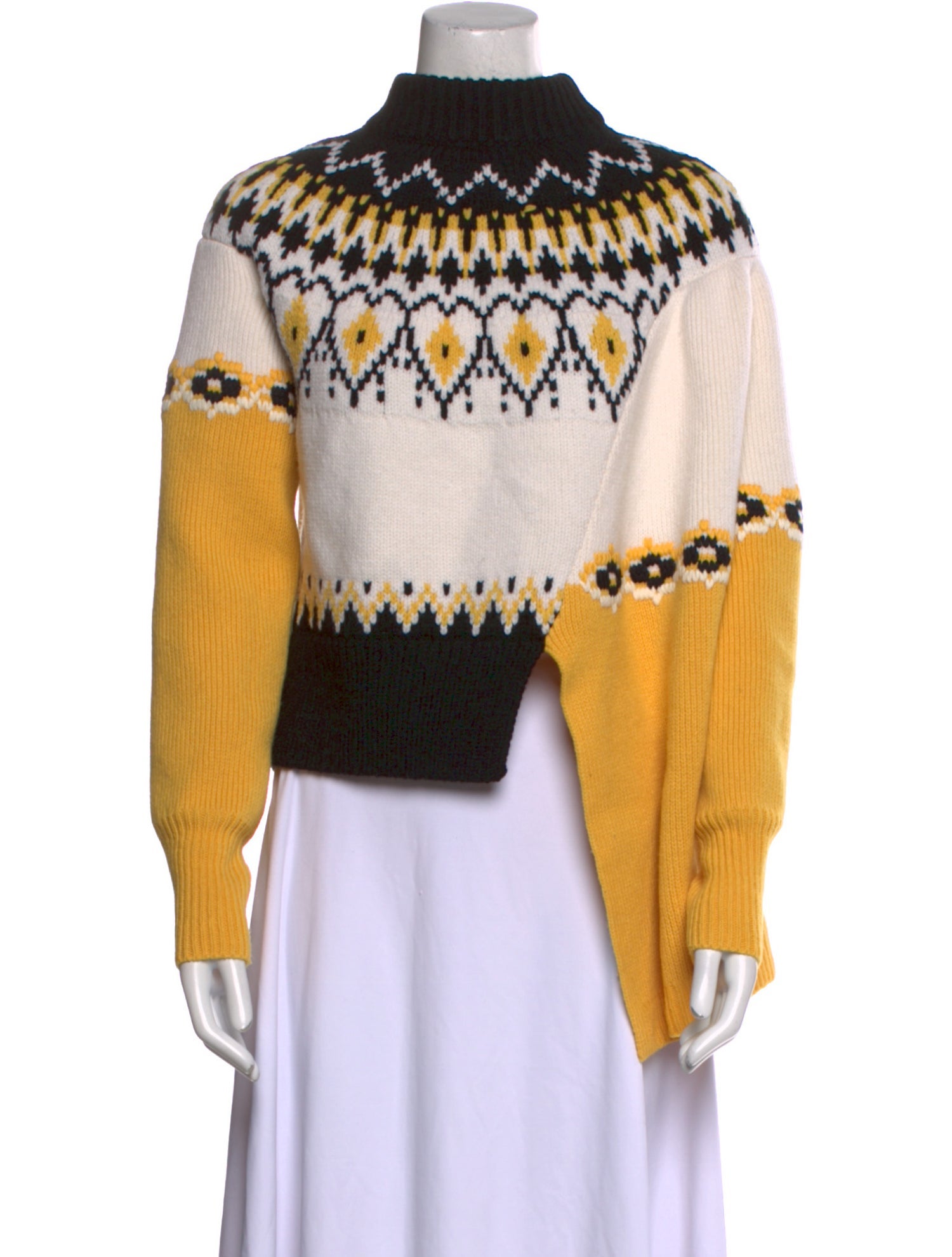 Alexander McQueen Wool Printed Sweater