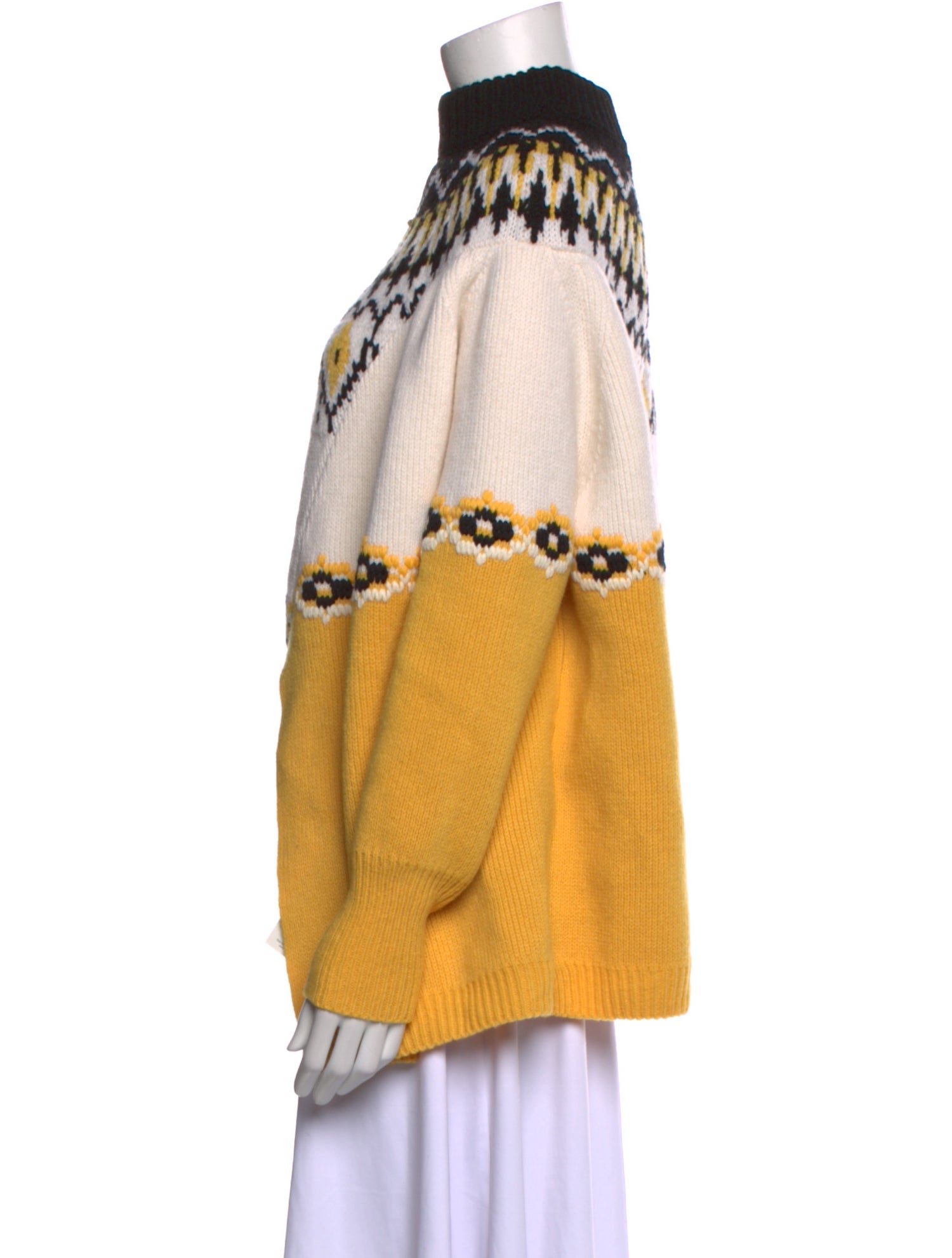 Alexander McQueen Wool Printed Sweater