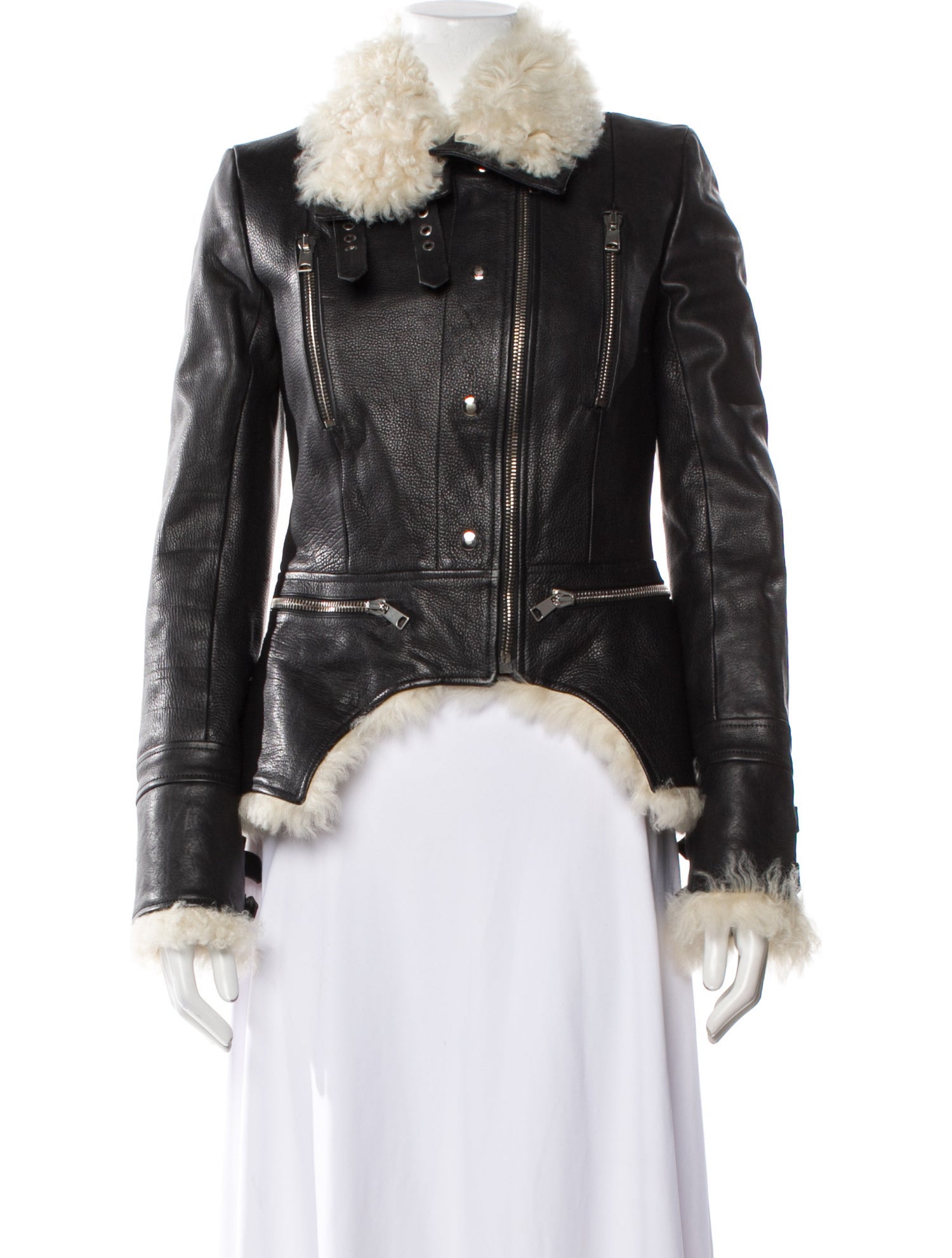 Alexander McQueen Leather Biker Jacket