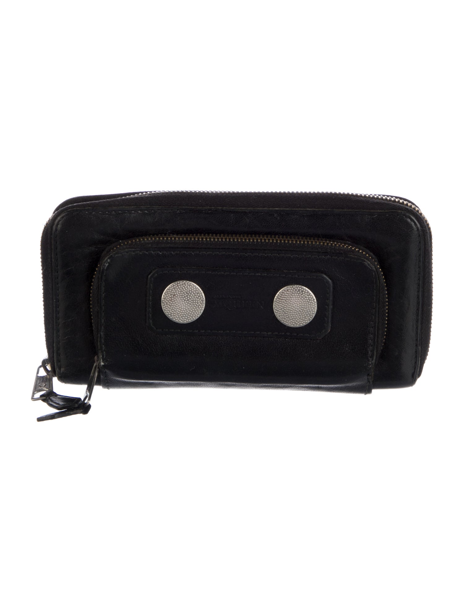 Alexander McQueen Leather Continental Wallet