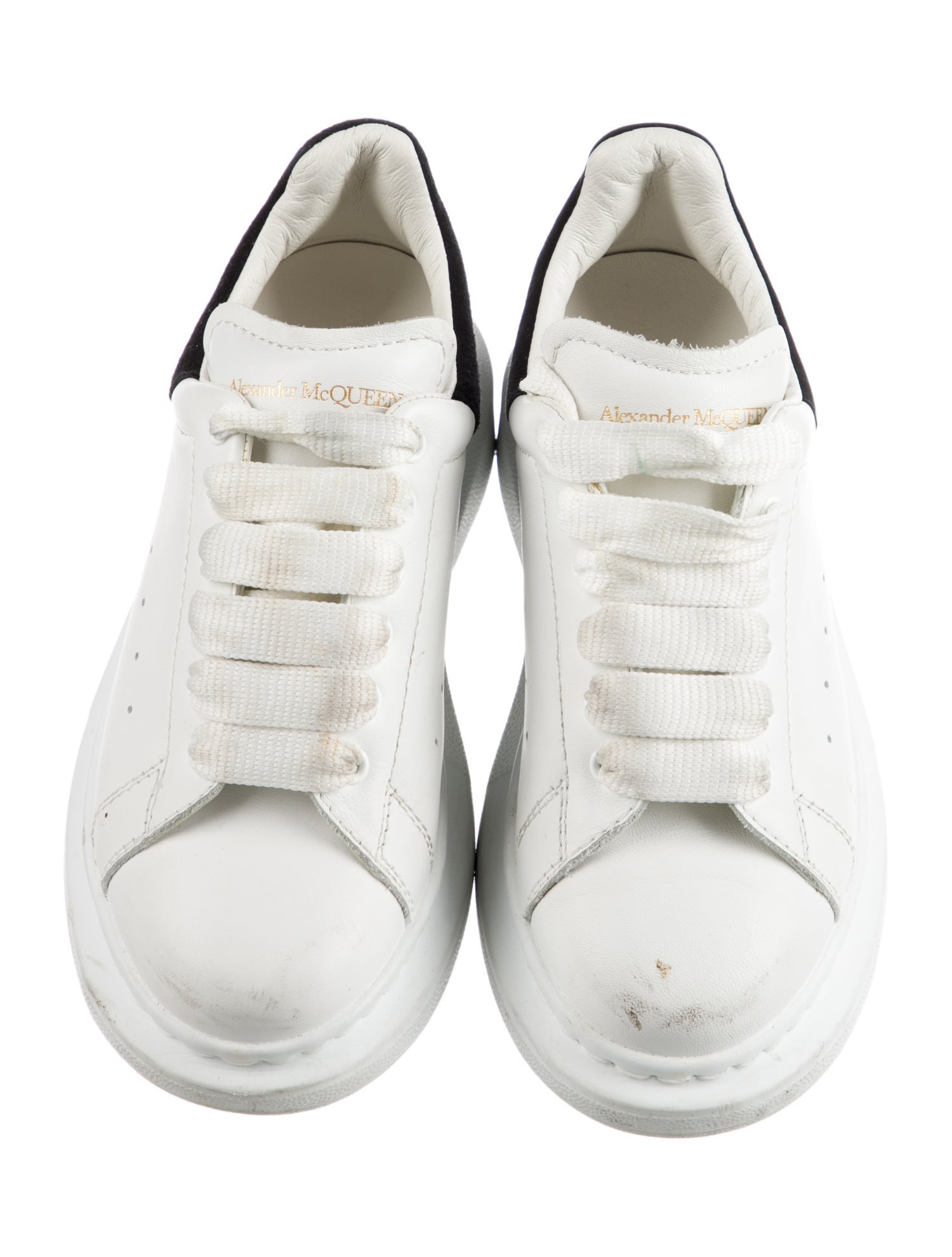 Alexander McQueen Kids' Leather Larry Sneakers
