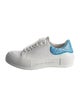 Alexander McQueen Leather Colorblock Pattern Sneakers