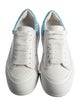 Alexander McQueen Leather Colorblock Pattern Sneakers