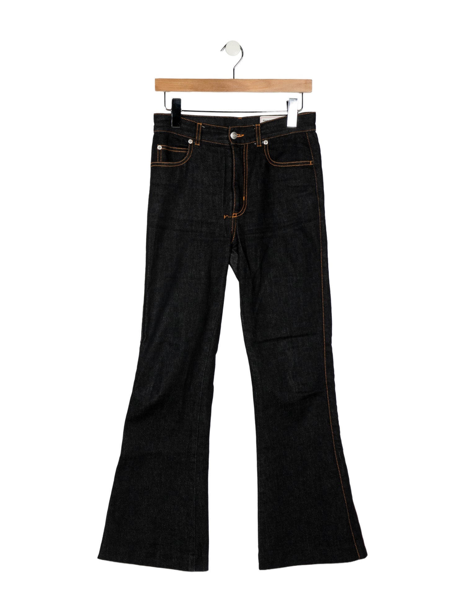 Alexander McQueen Mid-Rise Wide Leg Jeans