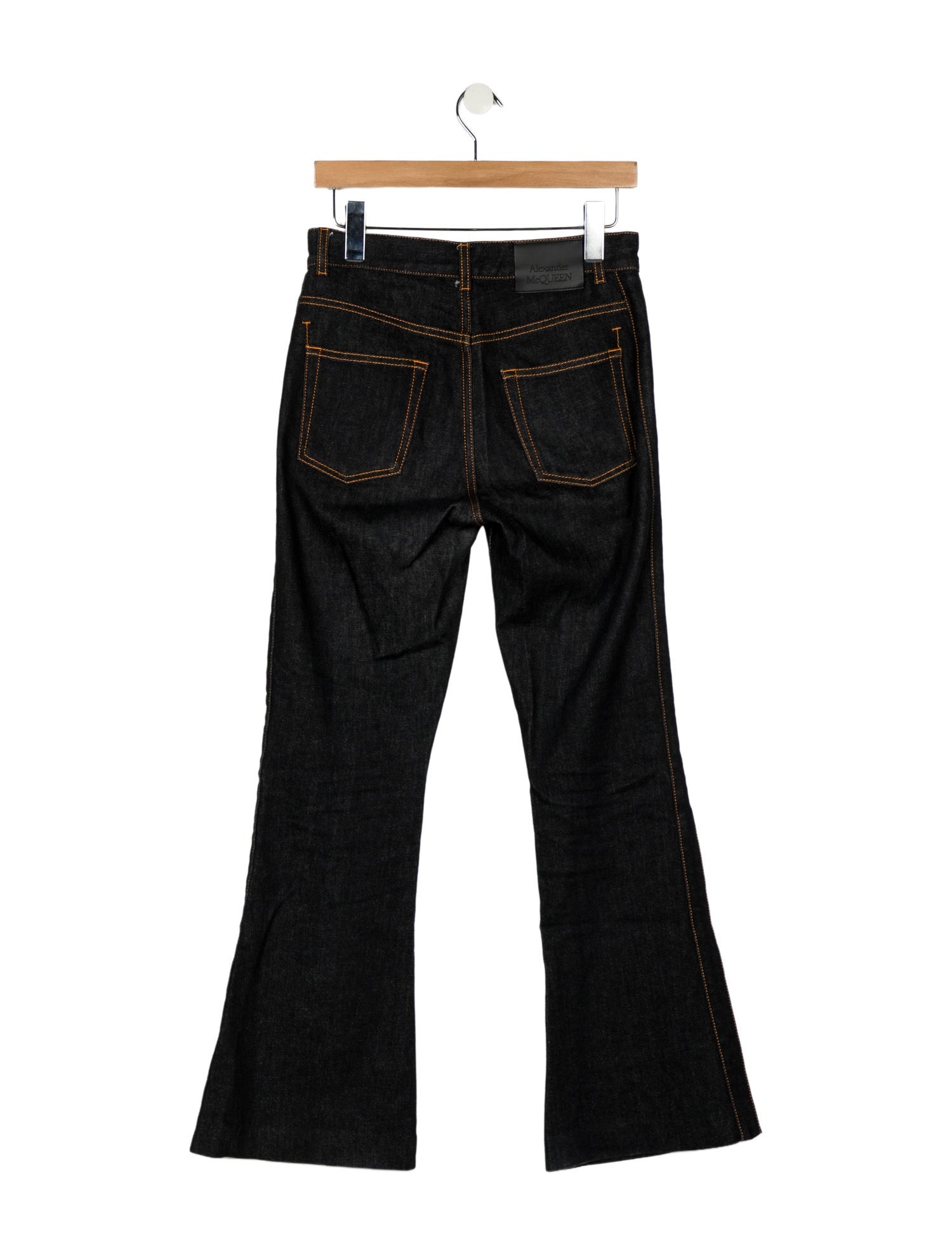 Alexander McQueen Mid-Rise Wide Leg Jeans