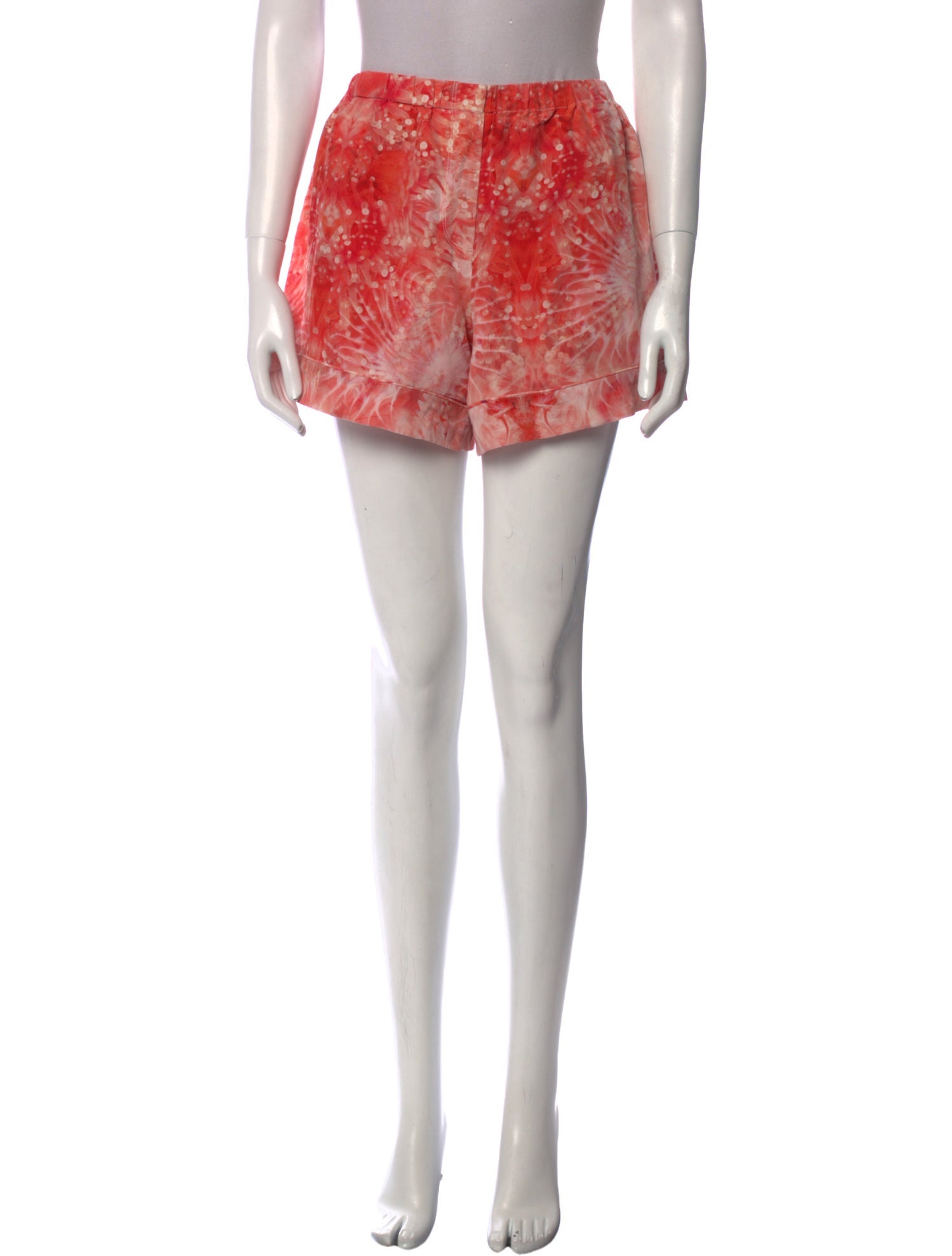 Alexander McQueen Silk Mini Shorts