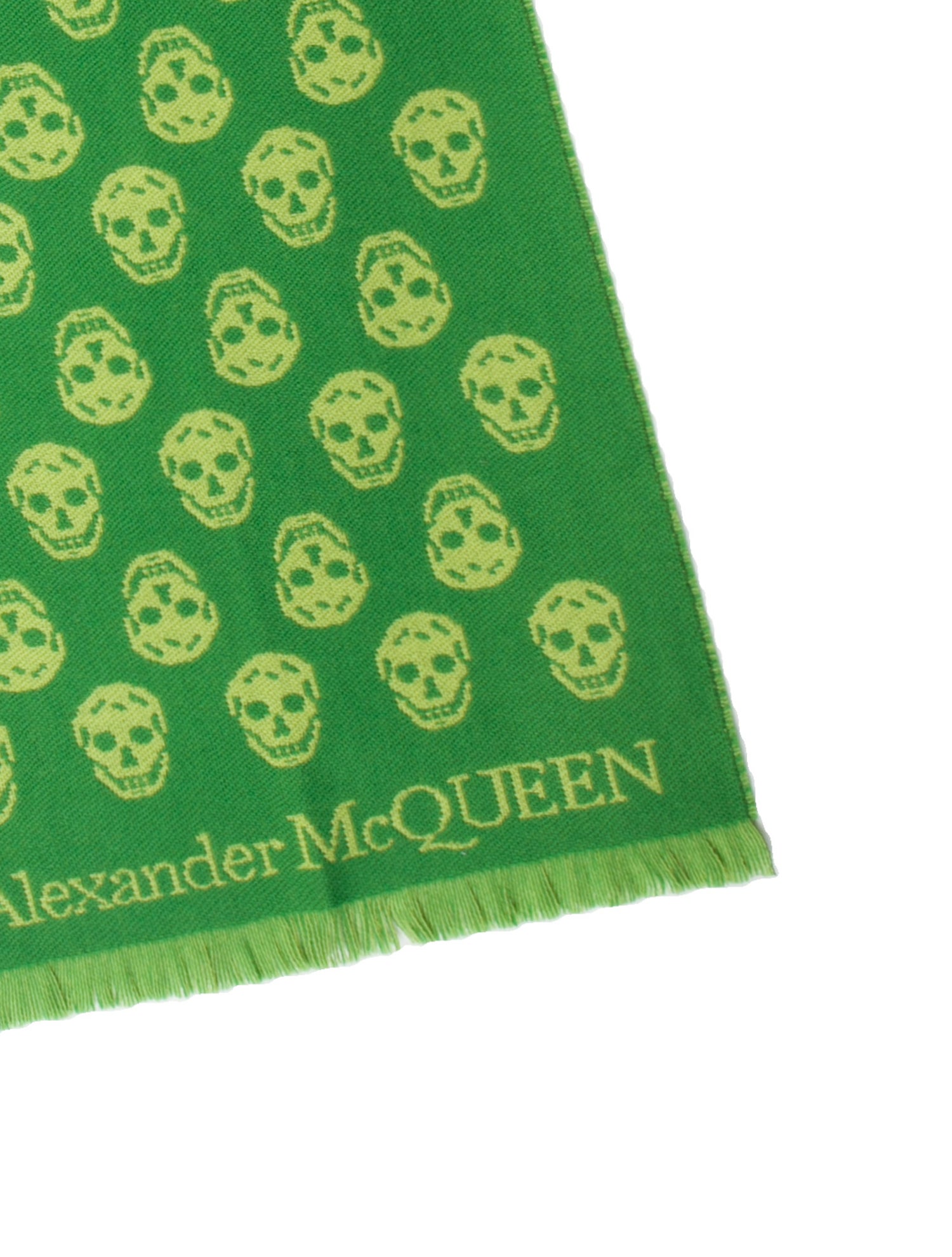 Alexander McQueen Merino Wool Printed Scarf w/ Tags