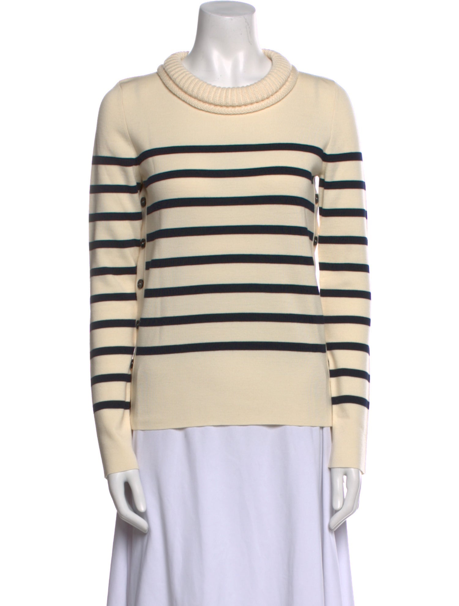 Alexander McQueen Wool Striped Sweater